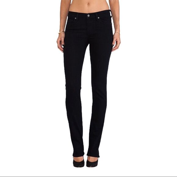 Coh Black Freefall Straight Elson Midrise Jeans Size 27 - Picture 1 of 7